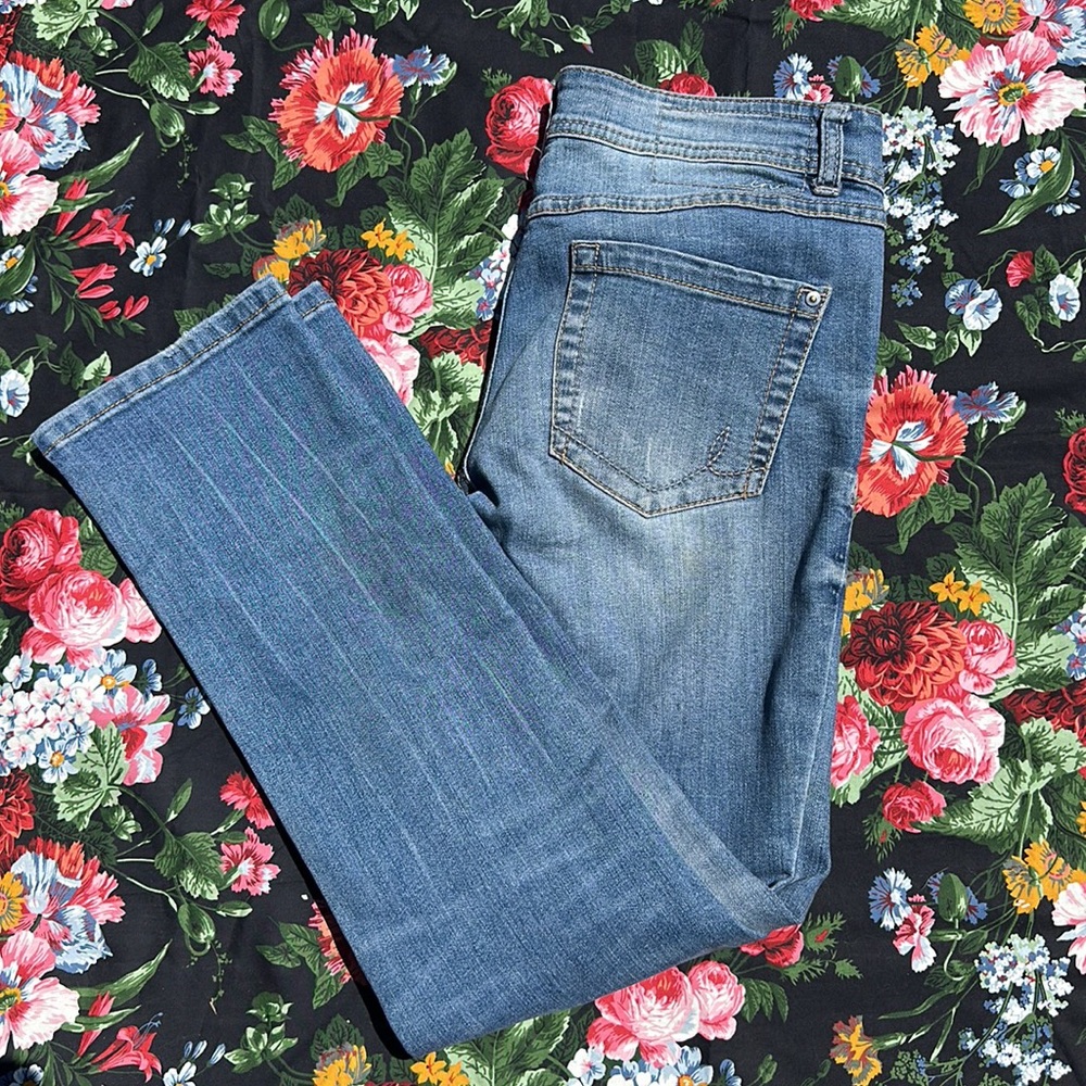 inc denim regular fit straight leg 6p